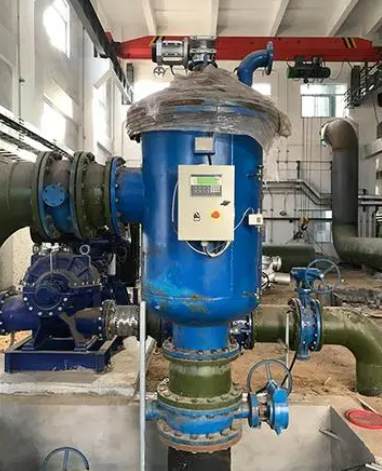 立式自清洗過濾器應(yīng)用